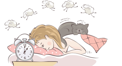 失眠漫画图