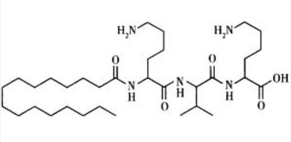 棕榈酰五肽-3/4化学式